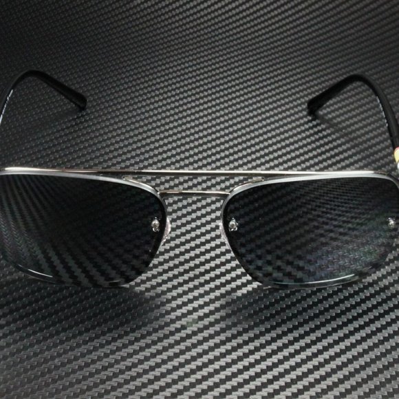 NEW Burberry Gunmetal 56mm Sunglasses! NIB! - Picture 3 of 4